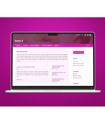 Personalize seu OJS a Folha de Estilo CSS MD Gummy
