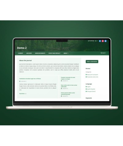 Personalize seu OJS a Folha de Estilo CSS MD Moss
