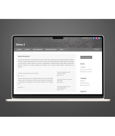 Personalize seu OJS a Folha de Estilo CSS MD Graphite