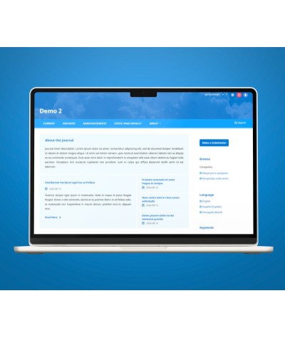 Personalize seu OJS a Folha de Estilo CSS MD Graphite