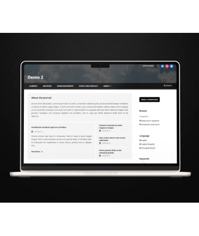 Personalize seu OJS a Folha de Estilo CSS MD Graphite