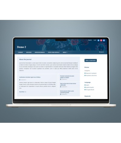 Personalize seu OJS a Folha de Estilo CSS MD Deep Ocean