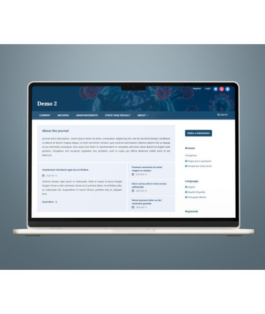 Personalize seu OJS a Folha de Estilo CSS MD Deep Ocean