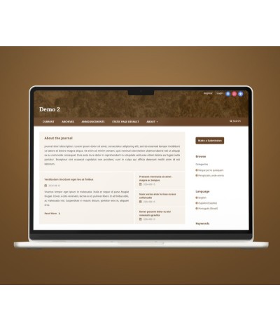 Personalize seu OJS a Folha de Estilo CSS MD Earth